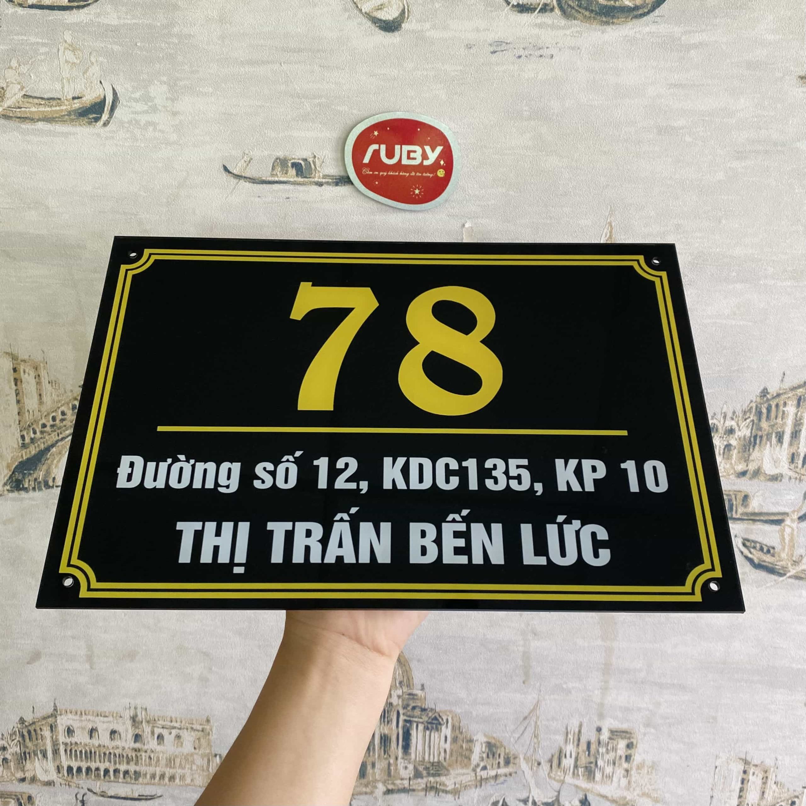 Bảng Số Nhà
