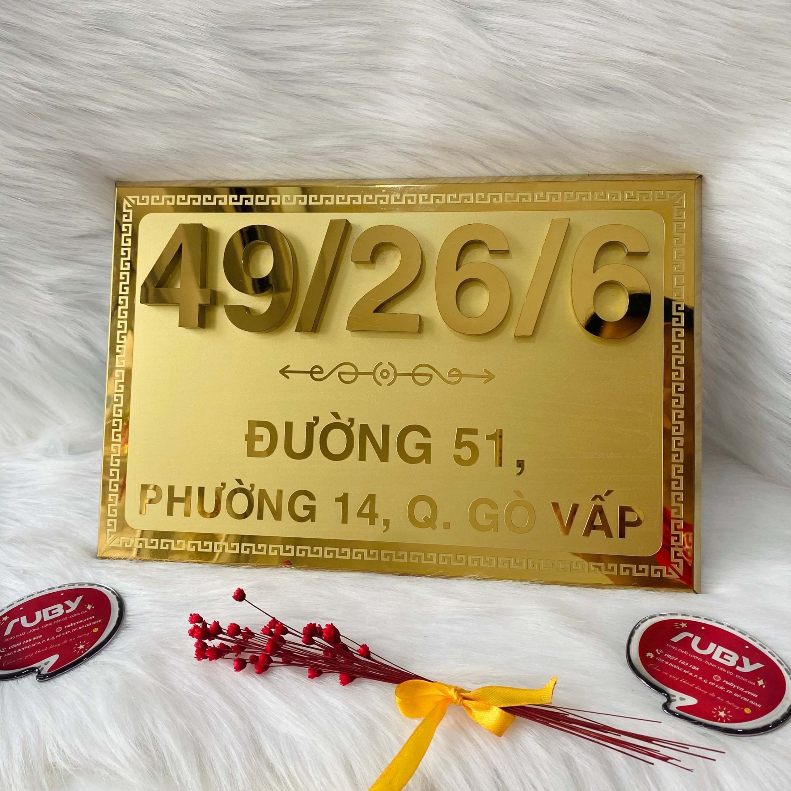 Top 5 Mẫu Bảng Số Nhà Đẹp