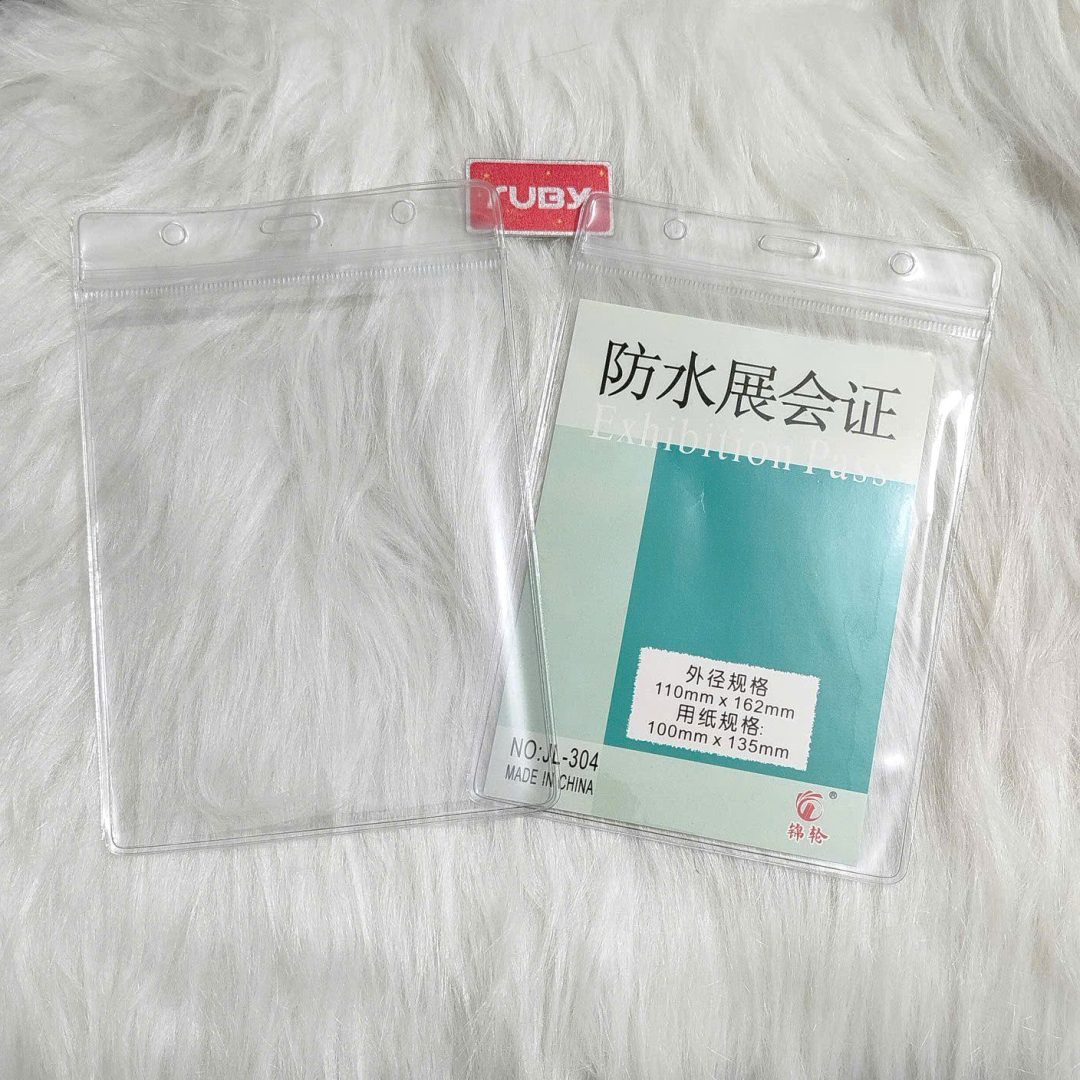 Bao thẻ nhựa trong kích thước lớn 10 x 13,5cm